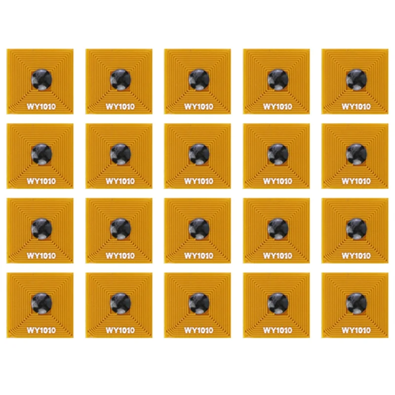 B27B 20Pcs RFID NFC Tags, 13.56Mhz ISO14443A Flexible Electronic Labels For Secure Transactions And Identification