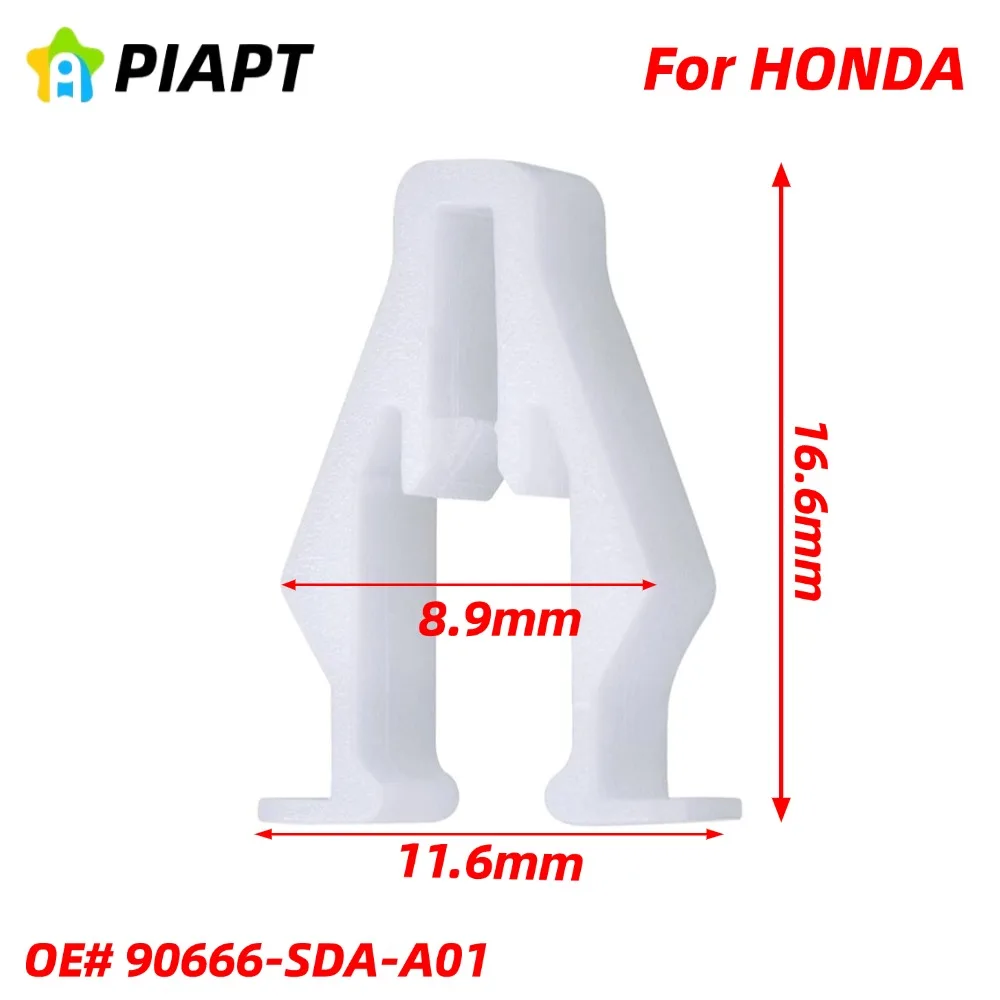 アクセサリー misa 50pcs For Honda 90666-SDA-A01 Snap Fitting Trim Clips Door Switch