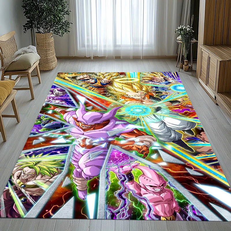 Anime D-Dragon Ball Game Cartoon Living Room Non-Slip Area Rug Soft Carpet for Bedroom Kids Playroom Sofa,Home Decor Doormat view 6