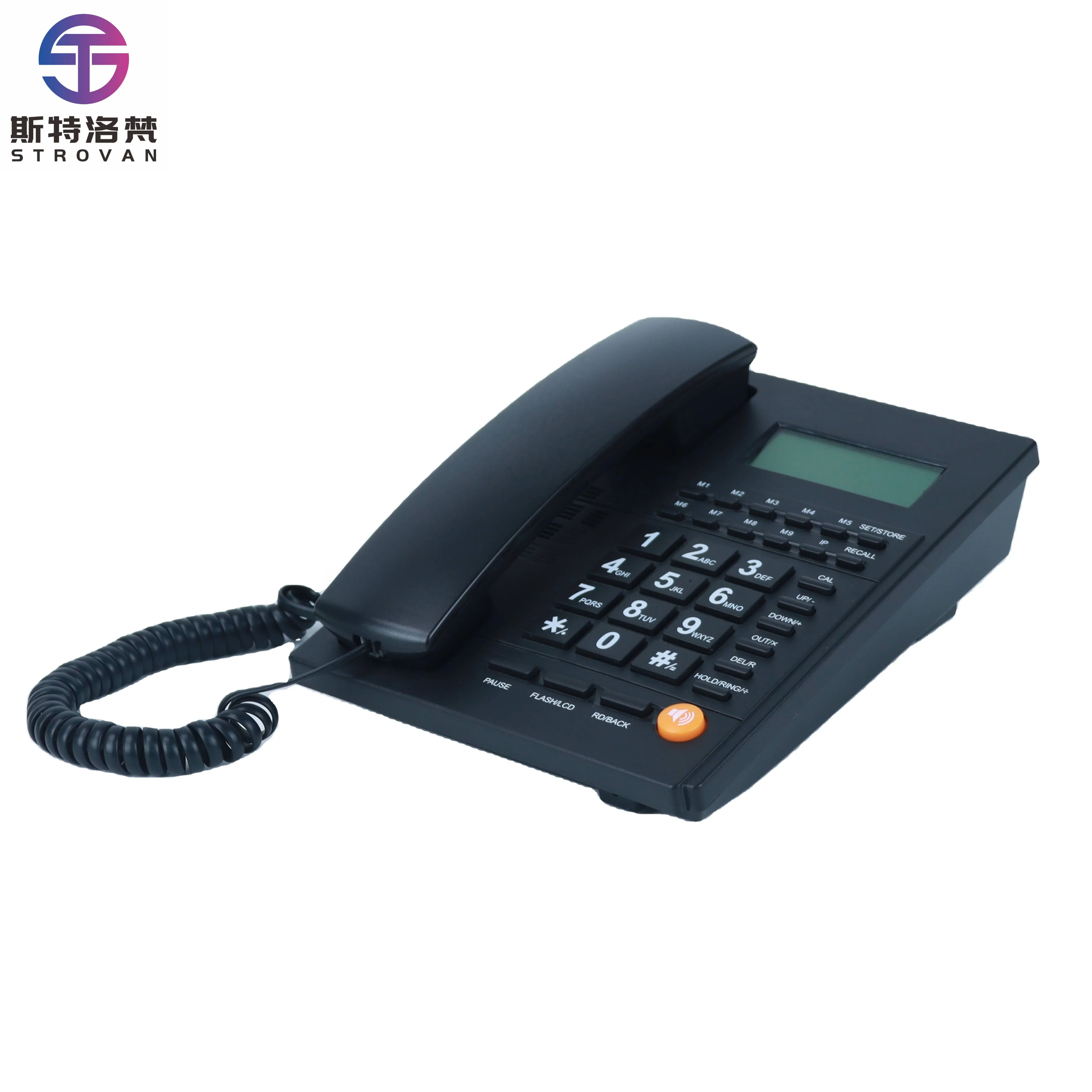 Factory Price Corded Telephone with Caller ID for Hotels and Call Centers