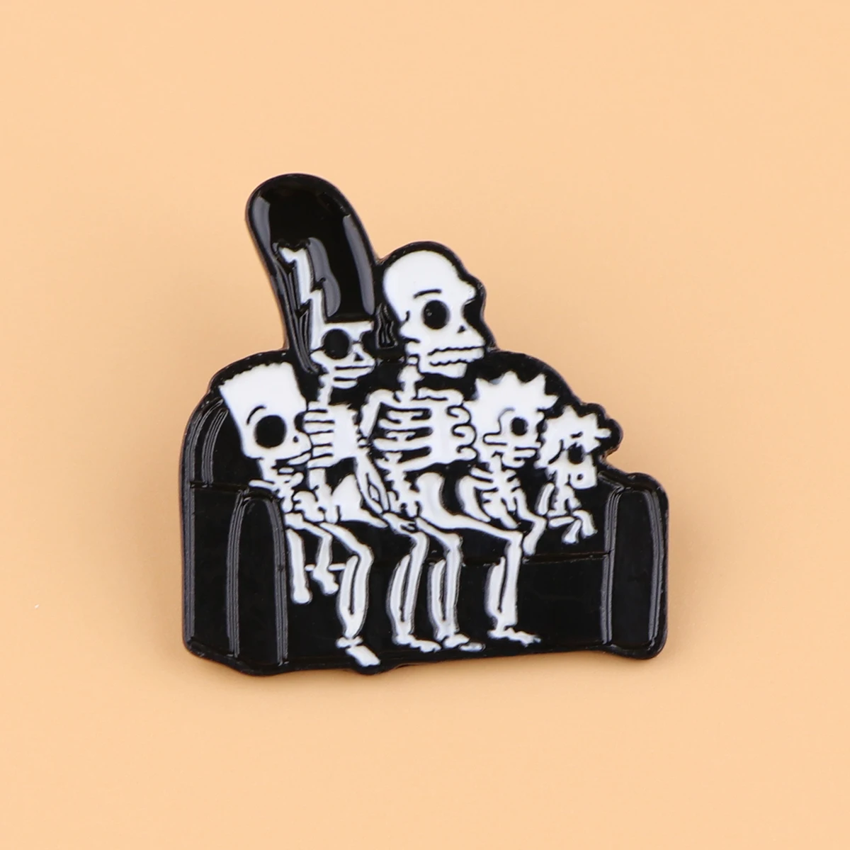 Horror Simpsons Pin Cartoon Pin Badges Women's Brooch Backpack Brooches Scary Enamel Clothing Fashion Jewelry Accessory Gift