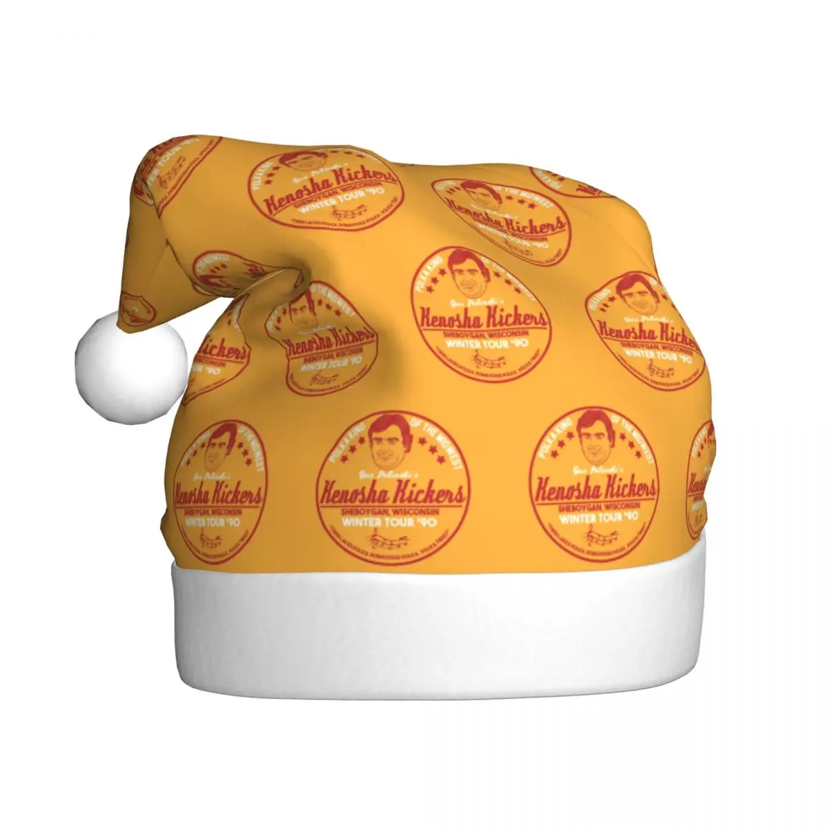 Kenosha Kickers Home Alone Christmas Hats for Adult Men Women Santa Hat Cap Xmas Accessories