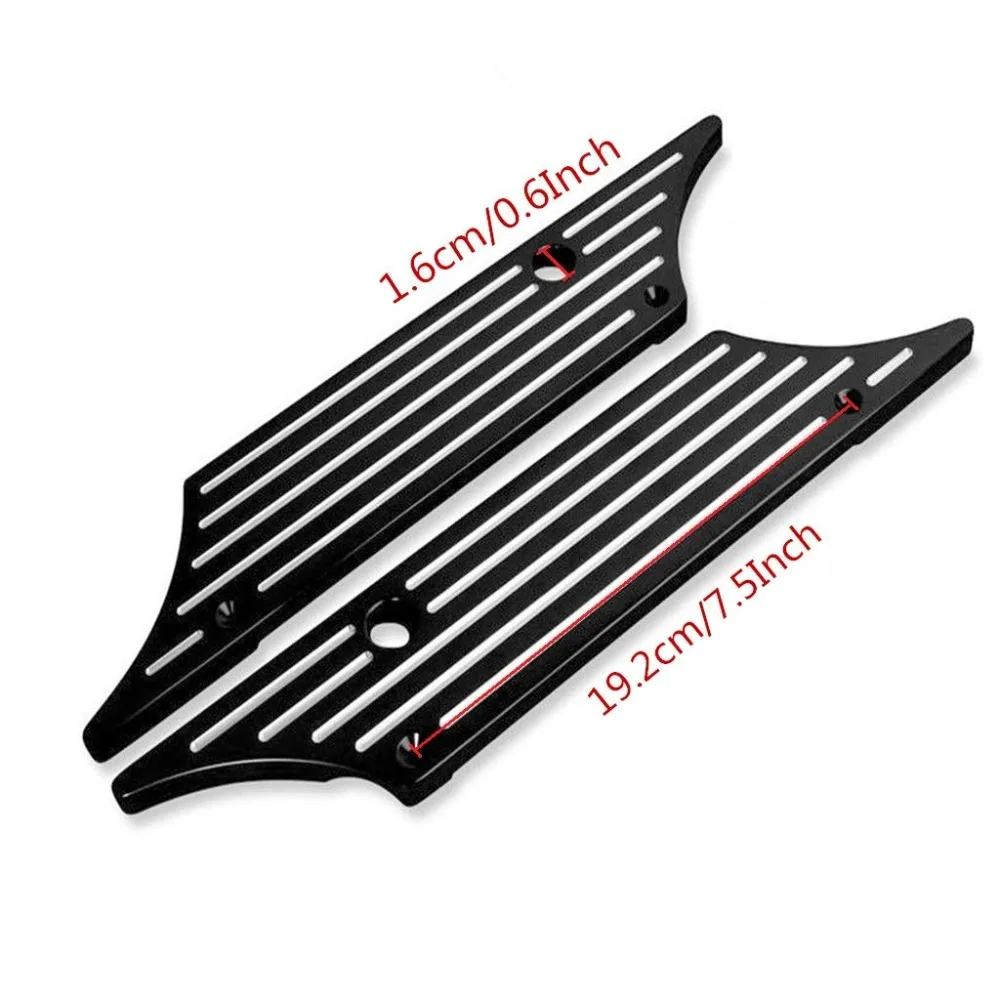 Motorcycle Hard Billet Saddlebag Latch Covers For Harley Touring Models Hard Bags 1993-2013