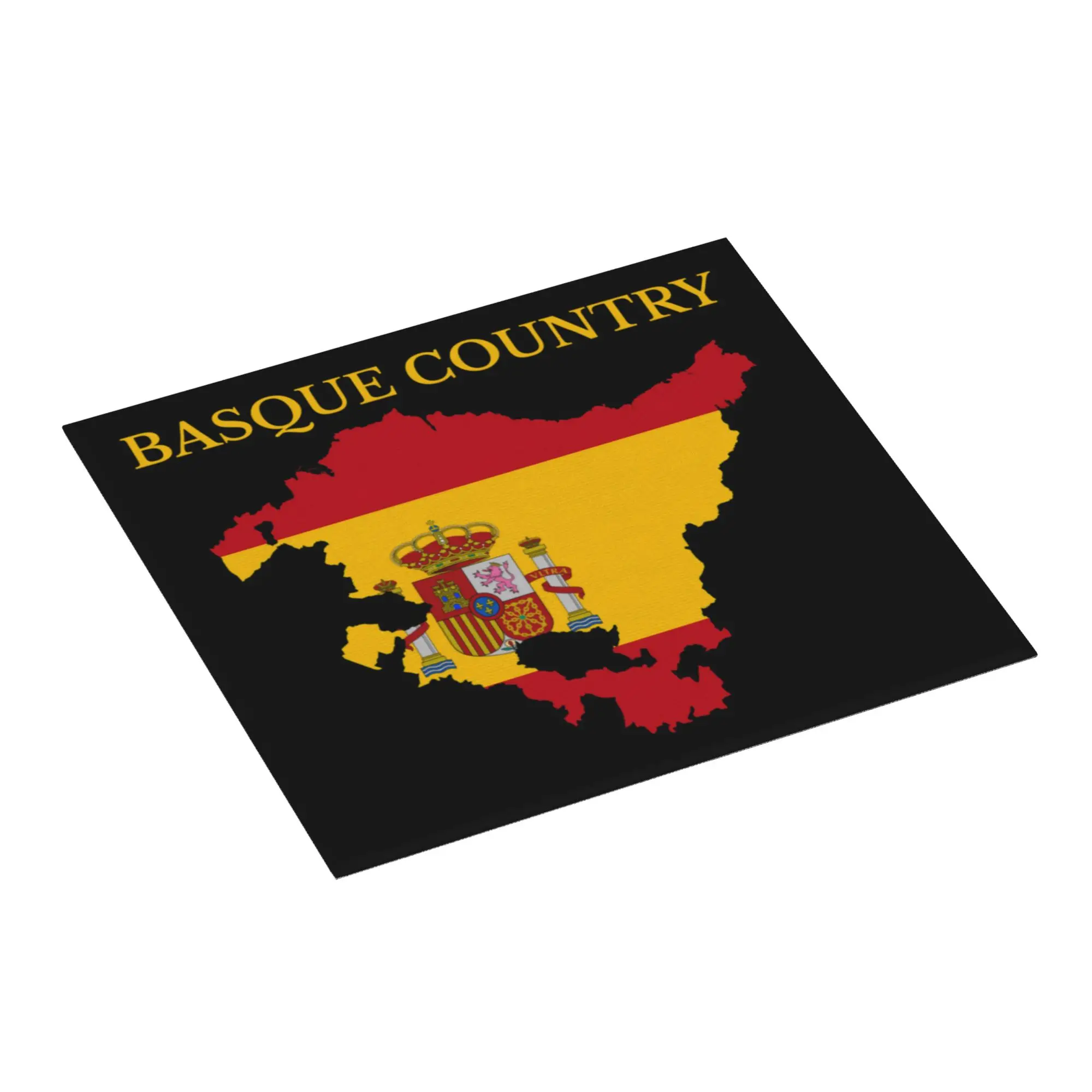 Spain Map Basque Non‑Slip Waterproof Absorbent Barware Tableware Oil Proof Reusable  Bathroom Drying Mat For Kitchen