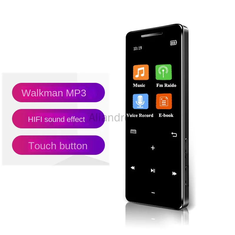 Touch Screen Bluetooth Mp3 Player with Speaker Lossless Sound Hifi Music MP4 Play+E-book Adudio Digtal Voice Recorder Walkman