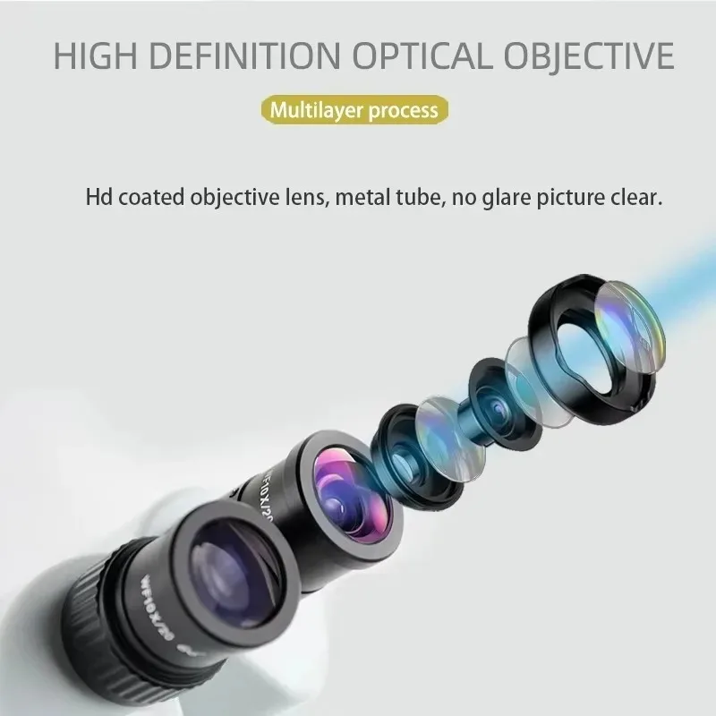 Ultra Wide Field of View Zoom Stereo Digital Microscope Optical Full Zoom Range for Detailed Examination