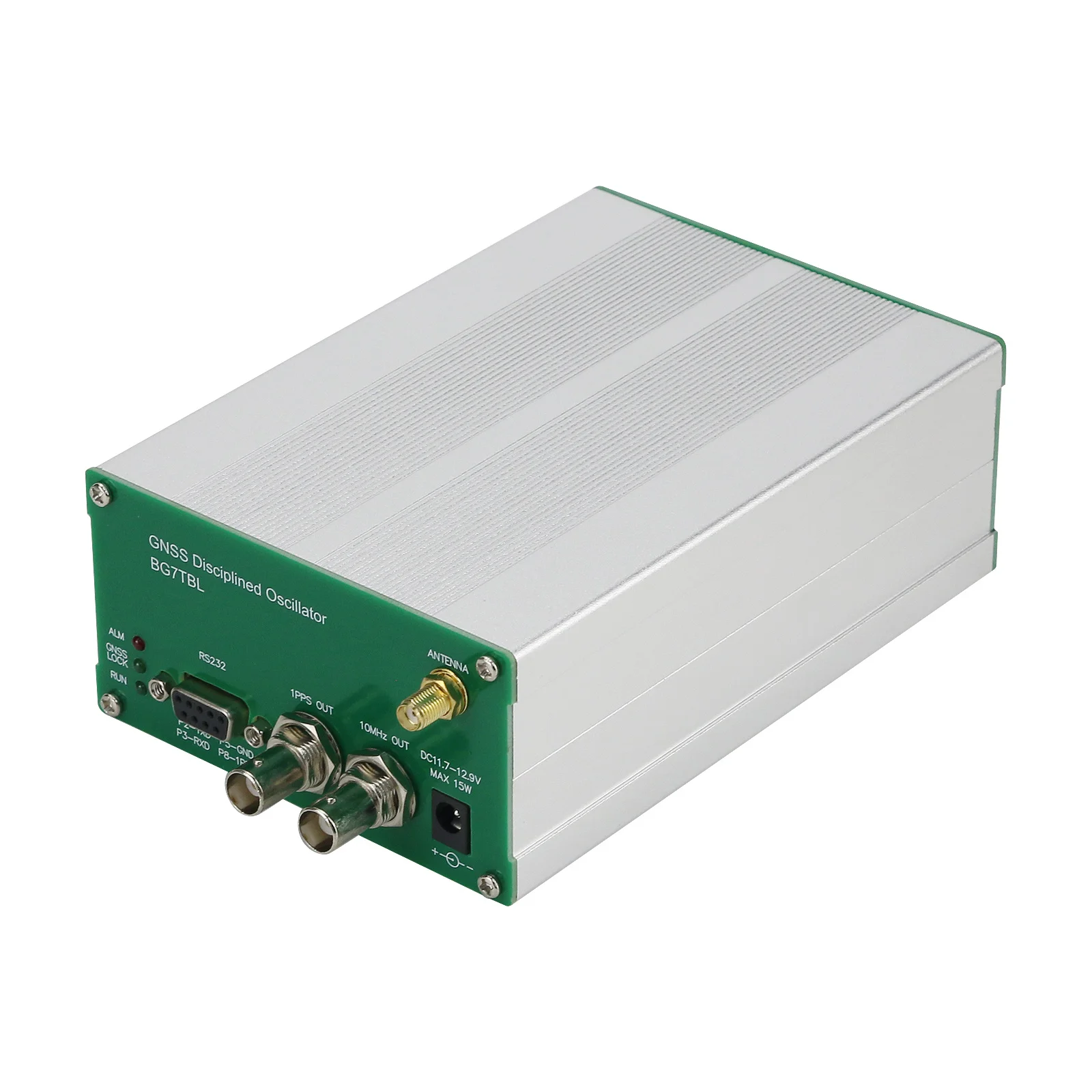 LCD-GNSS GPS Clock 10MHz GNSS Disciplined Oscillator with LCD Frequency Display for GPS + GAL + GLO view 2