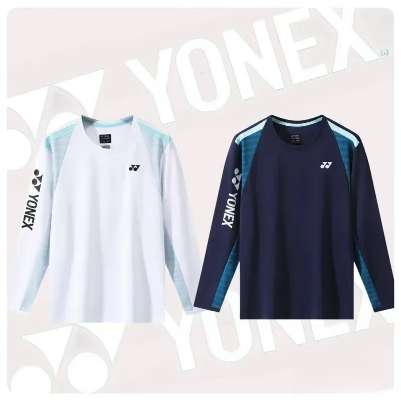 YONEX Nieuw Badminton Tennis Sport-T-shirt Korte mouwen, comfortabel, ademend, zweetabsorberend en sneldrogend met lange mouwen