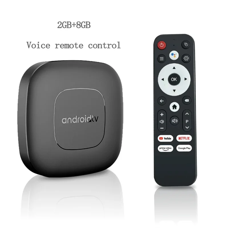 Caixa de tv 4k, streaming inteligente global, reprodutor de mídia, android13, 2.4g e 5g, wi-fi, 4k, bluetooth, assistente do google, remoto, tv stick
