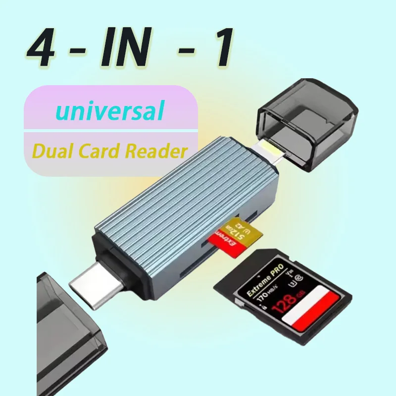 

Универсальное устройство чтения карт памяти с USB C и USB A к SD Micro SD TF Card Reader для Macbook Аксессуары для ноутбуков iOS для IPhone iPad