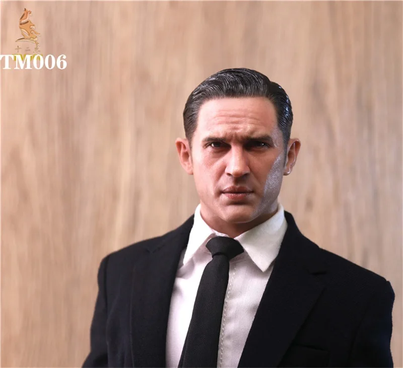 For Sale TM006 Scale 1/6 Tough Guy Tom Hardy Suit Thug Realistic Head Sculpture Carving Model Fit 12\