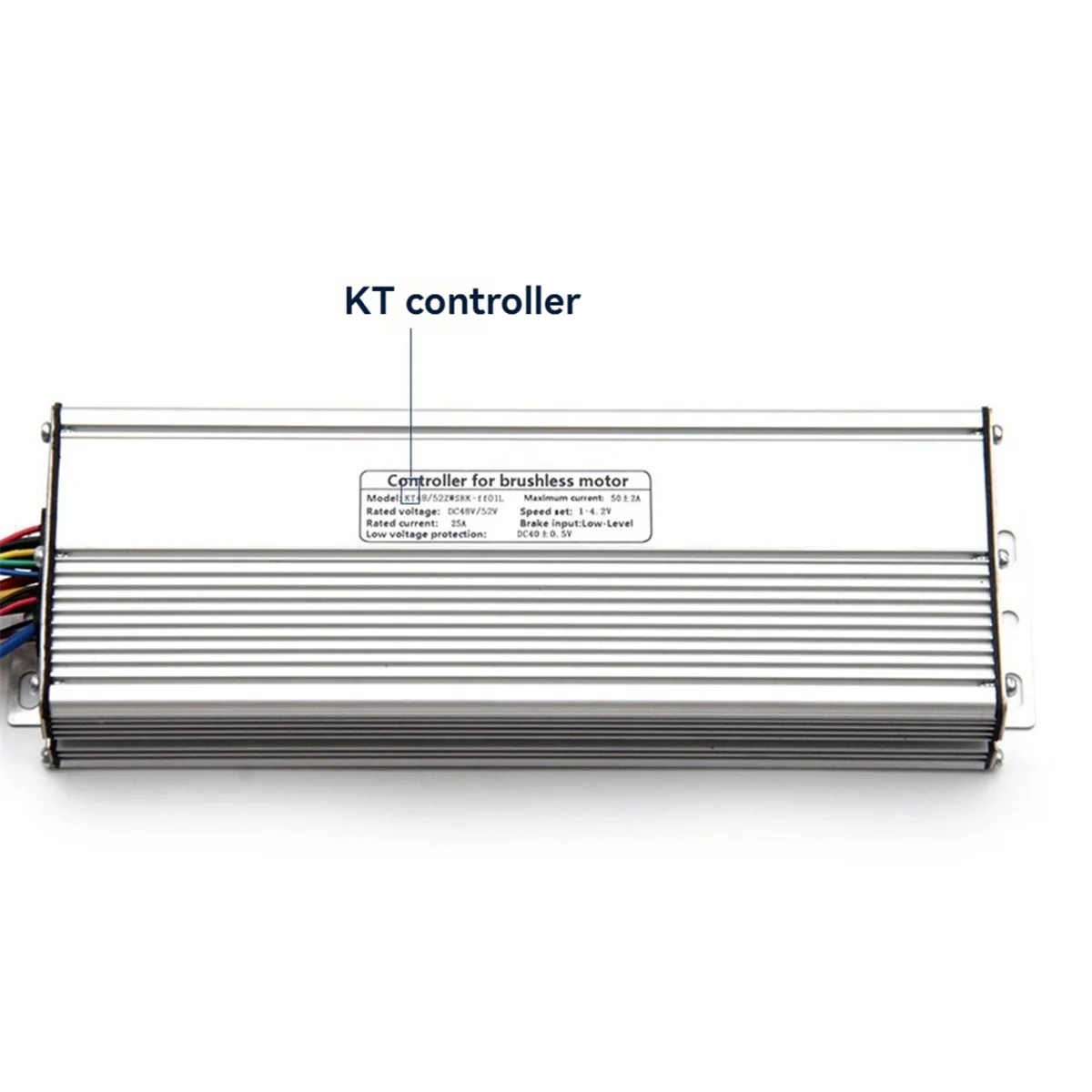 AAA04R Electric Bike Controller 50A 48V/52V 18 Tube Ebike Square Wave Controller for Ebike Motor Conversion for KT LCD Display