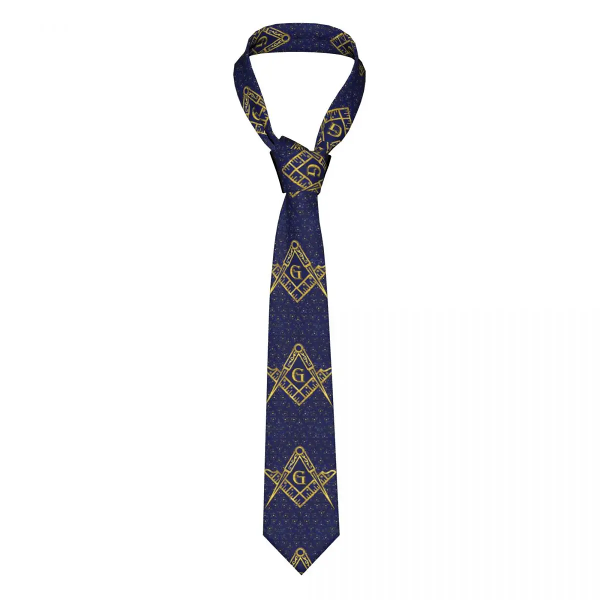 

Customized Freemasonry Symbol Neck Ties Men Formal Masonic Mason Freemason Silk Office Necktie