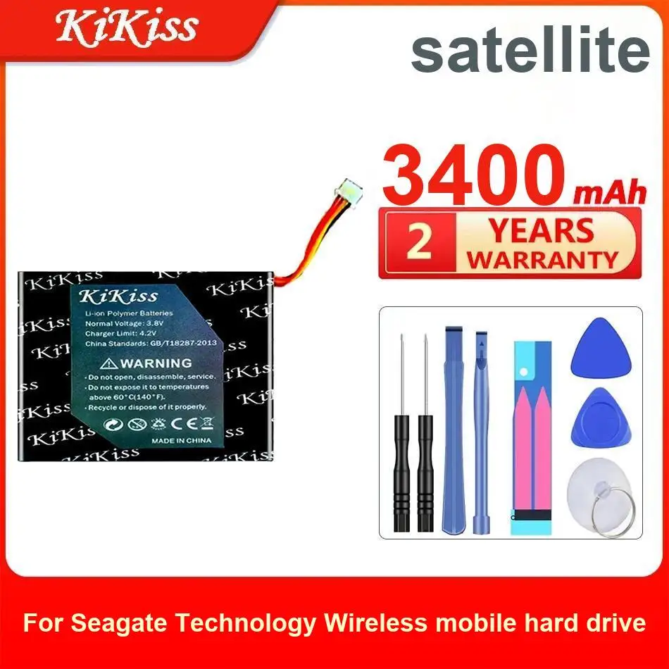 

Battery Satellite 3400Mah For Seagate Technology Wireless Mobile Hard Drive Portable
