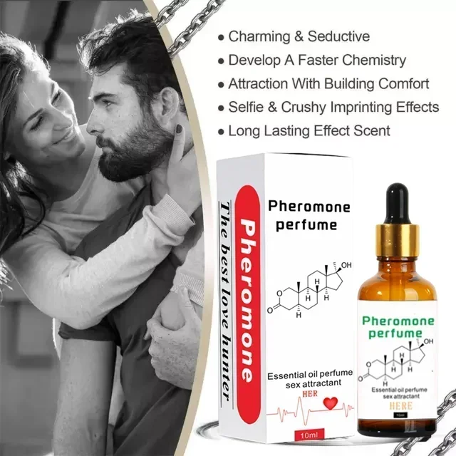 Sexuellement corporel portable longue durée pour femmes, parfum de phéromone sexuel pour attirer les hommes