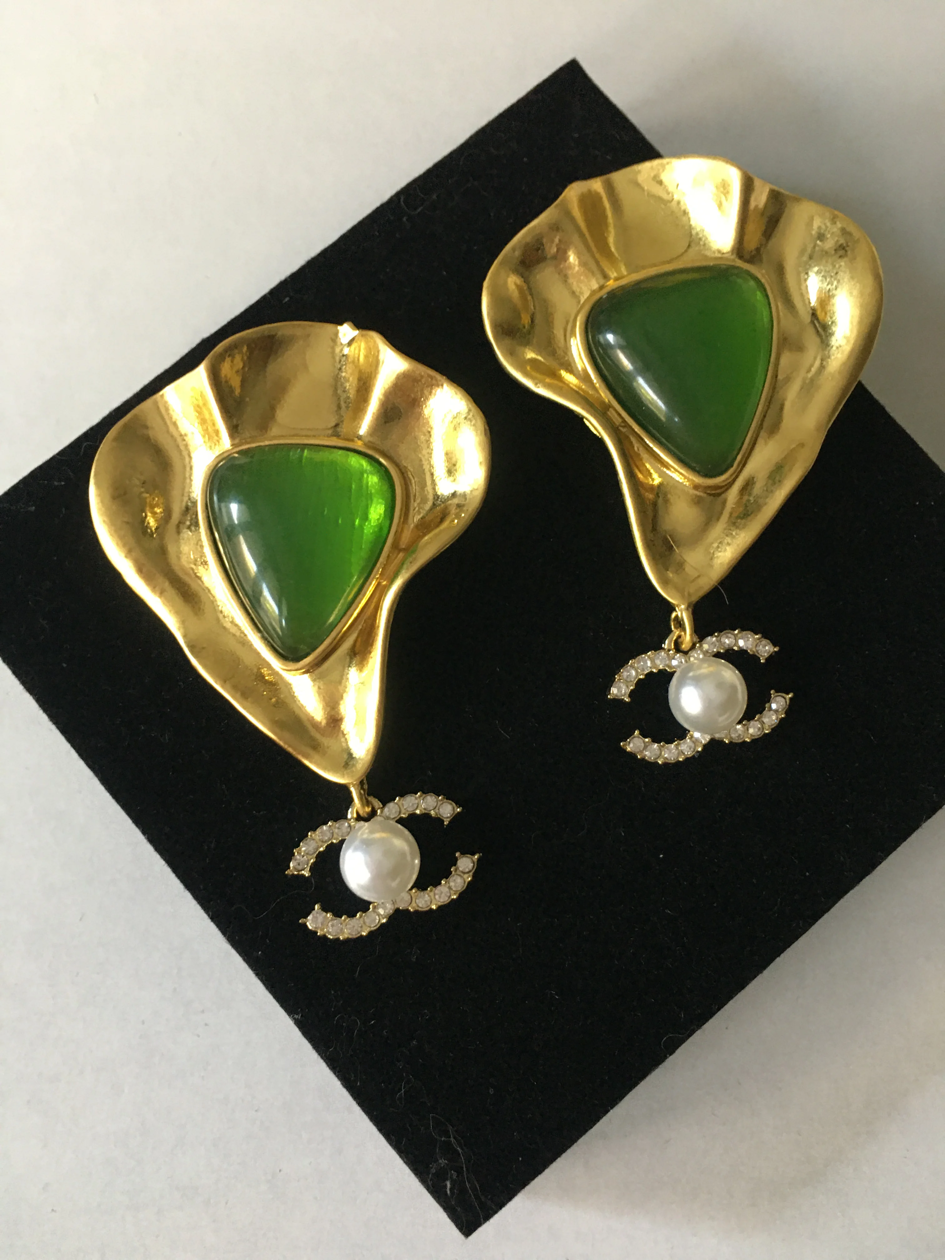 4*6.5cm شعبية الفرنسية الرجعية مزاجه الفاخرة تصميم الشعور هندسية الشكل قلادة الأقراط المألوف الملكة نمط القرط