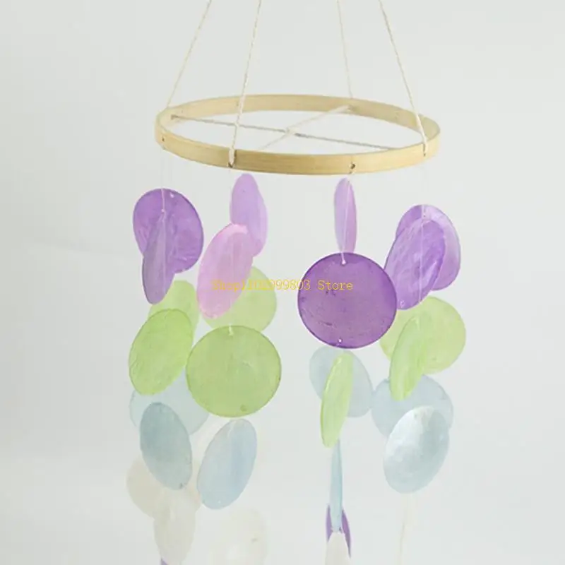 Handmade Natural Shells Wind Chimes Bedroom Balcony Room Windchimes Decorations J0MF