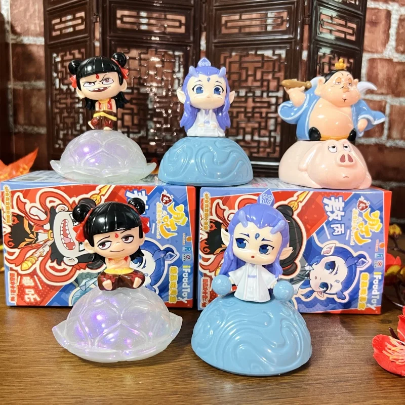 

New In Stock Nezha Movie Anime Series Handheld Blind Box Surrounding Ornaments Ao Bing Tai Yi Decoration Ornament Model Toy