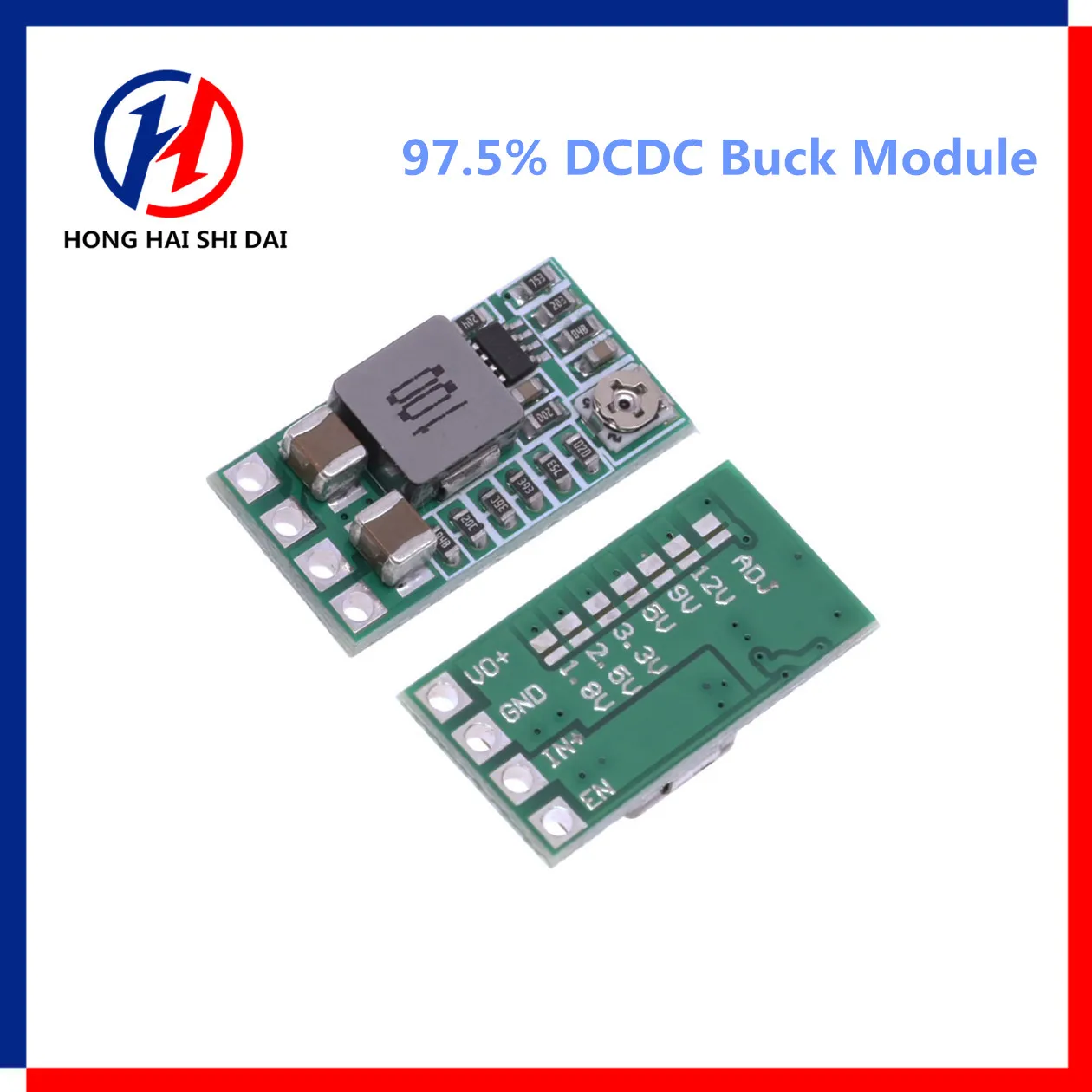 1PCS Mini DC-DC 12-24V To 5V 3A Step Down Power Supply Module Voltage Buck Converter Adjustable 97.5% 1.8V 2.5V 3.3V 5V 9V 12V