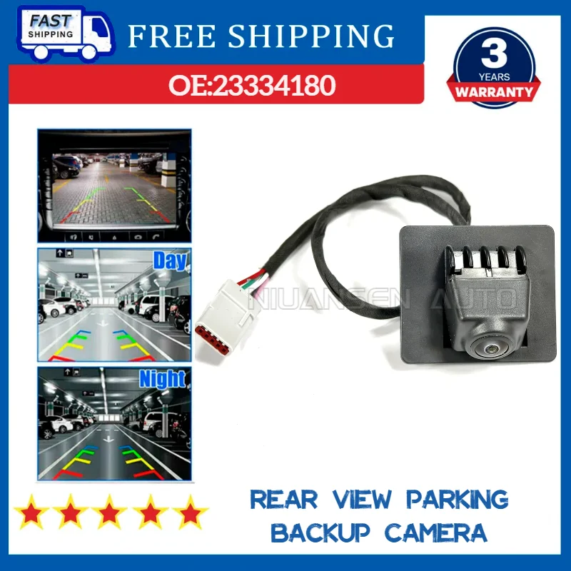 23334180 Car Rear View BackUp Assist Parking Camera Fit For 2016-2022 Chevrolet For Malibu 1.5L 1.8L Reversing Camera View Video