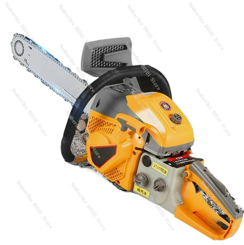 4-Stroke Pure Gasoline Chainsaw Gasoline Saw Logging Saw Multifunctional Tree Chopping Machine Saw