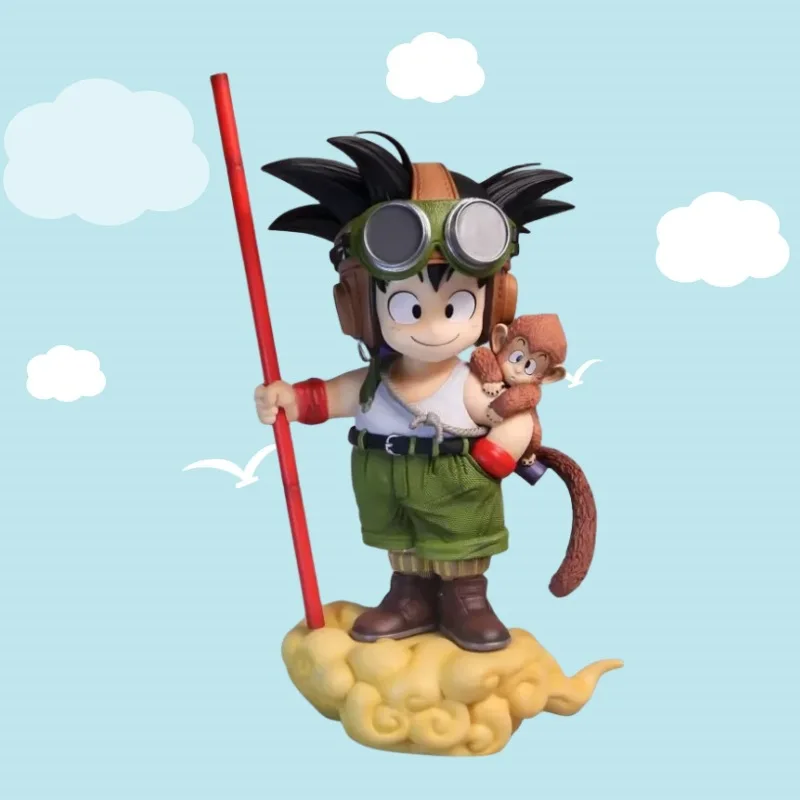 

Фигурка Dragon Ball Super Saiyan GK Monkey Goku Gk Статуэтка из ПВХ экшн-фигурка настольная Коллекционная аниме модель игрушки Фигурки подарок 24 см