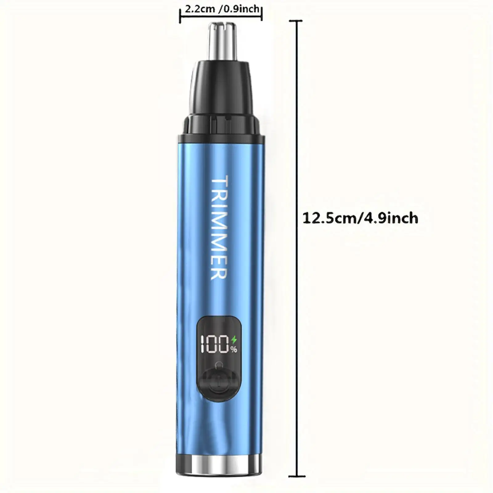 ماكينة تشذيب شعر الأنف، ماكينة تشذيب شعر الأنف الكهربائية القابلة لإعادة الشحن عبر USB للنساء والرجال، ماكينة تشذيب شعر الجسم المقاومة للماء للأذن والأنف