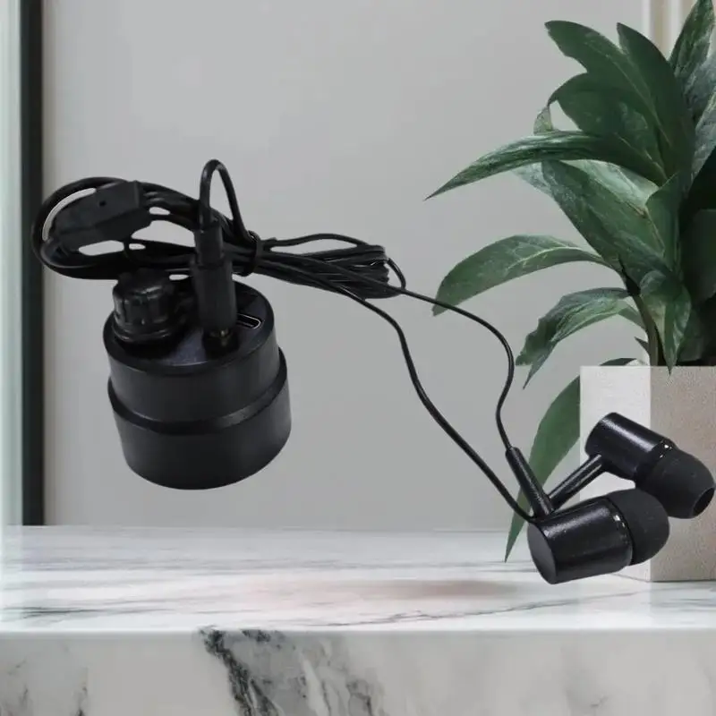 1 مجموعة المياه الاسمنت أنابيب الصلب جدار ميكروفون الاستماع كاشف جدار الأنابيب تسرب الاستماع كاشف اللاسلكية 12mA عالية القوة