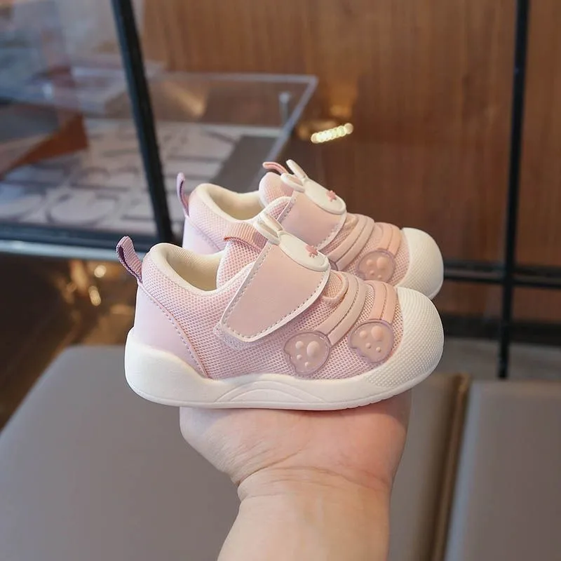 

Toddler Walking Shoes for Boys Girls Spring Autumn Non Slip Soft Sole Double Mesh Breathable Lightweight Infant Baby Shoes