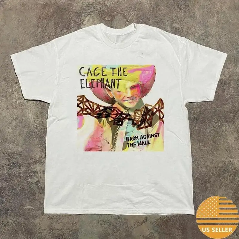 

Футболка Cage The Elephant Band Back Against Wall, полный размер S 5Xl Tt722