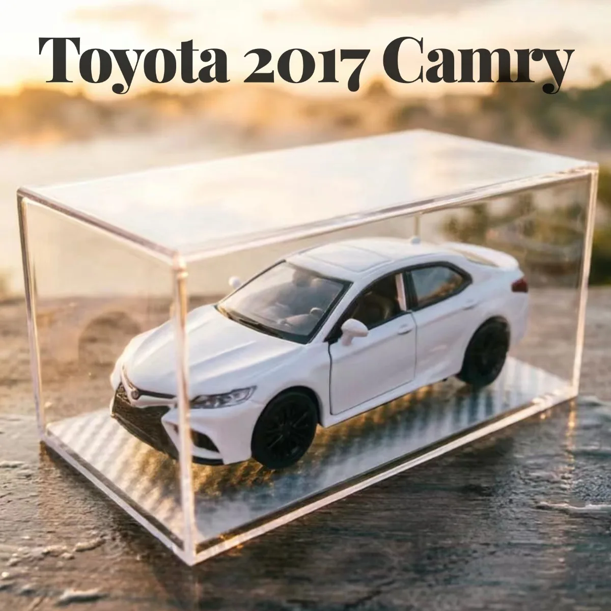 

Модель автомобиля из литого металла в масштабе 1:36 с акриловым демонстрационным боксом – Коллекционная модель классического автомобиля – Идеальный подарок для любителей JDM-автомобилей и детей