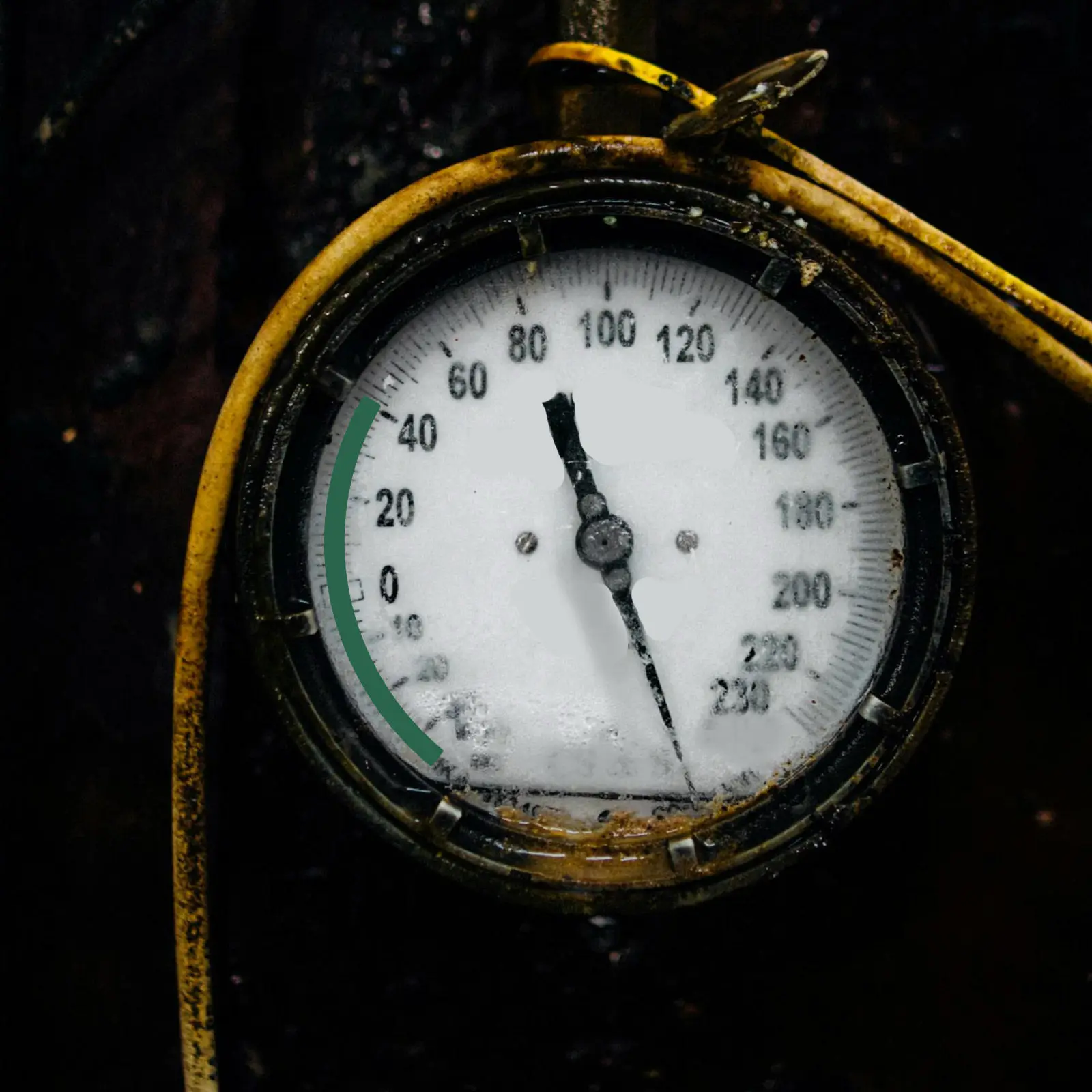 

10 листов многофункциональных светоотражающих наклеек для манометров, клейкие этикетки для четкой маркировки в условиях низкой освещенности