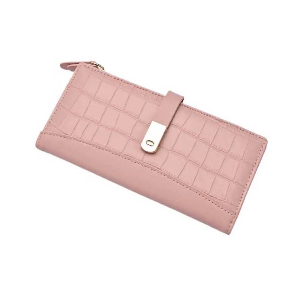 

Portable PU Leather Women Purse Wallets Large Capacity Rectangle PU Coin Purse Stylish Casual Money Bag Girl Birthday Gifts