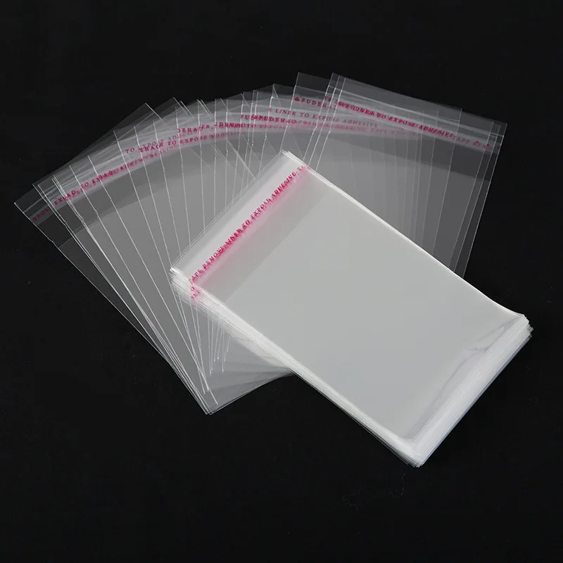 OPP self sealing transparent bags, jewelry self-adhesive packaging, cellophane, jewelry, cookies, gift and candy packaging bags