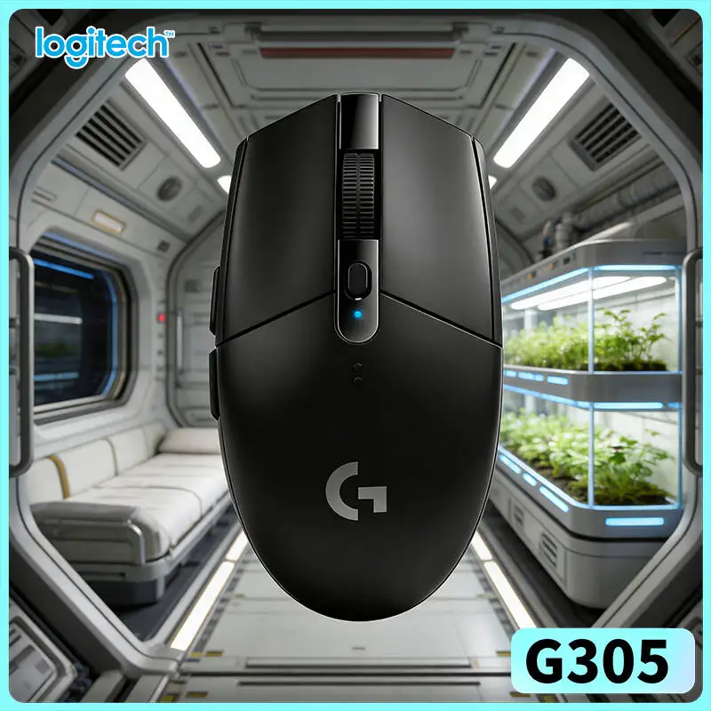 

Беспроводная игровая мышь G305 LIGHTSPEED от Logitech, высокоточная сенсорная панель HERO 12000 DPI, 6 программируемых кнопок, 250 часов автономной работы, для ПК и Mac