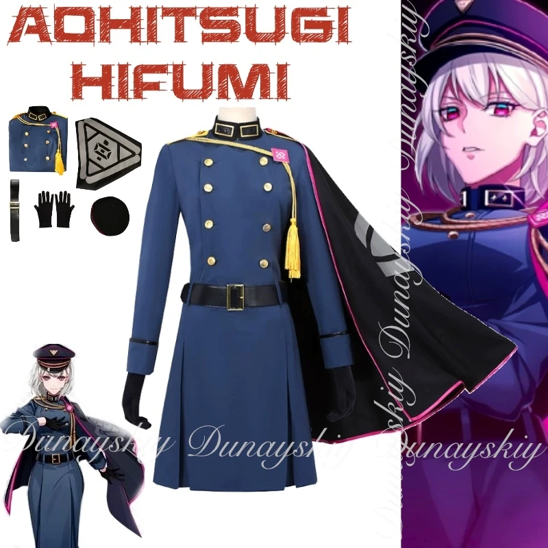 Hypnosis Microphone Aohitsugi Hifumi One Character The Party of Words And The Deputy Director Cosplay Costume Anime Full Of Suit