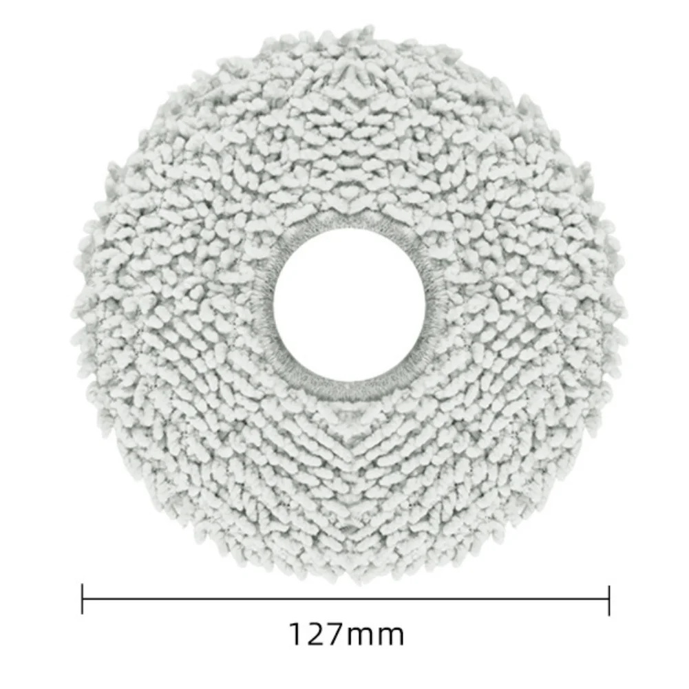 Washable Reusable Microfiber Mop Cloth Replacement Kit For Roborock For Qrevo QV35A/QV35S/S5V And For Saros 10R Robot Vacuum