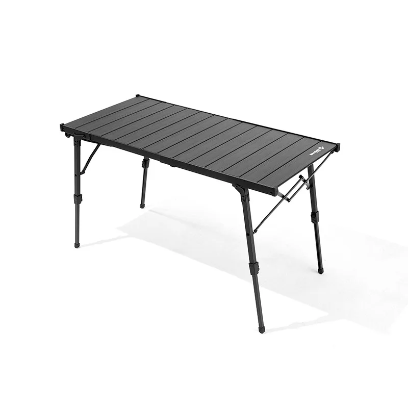 

Portable Aluminum Egg Roll Picnic Table for Outdoor Folding Table