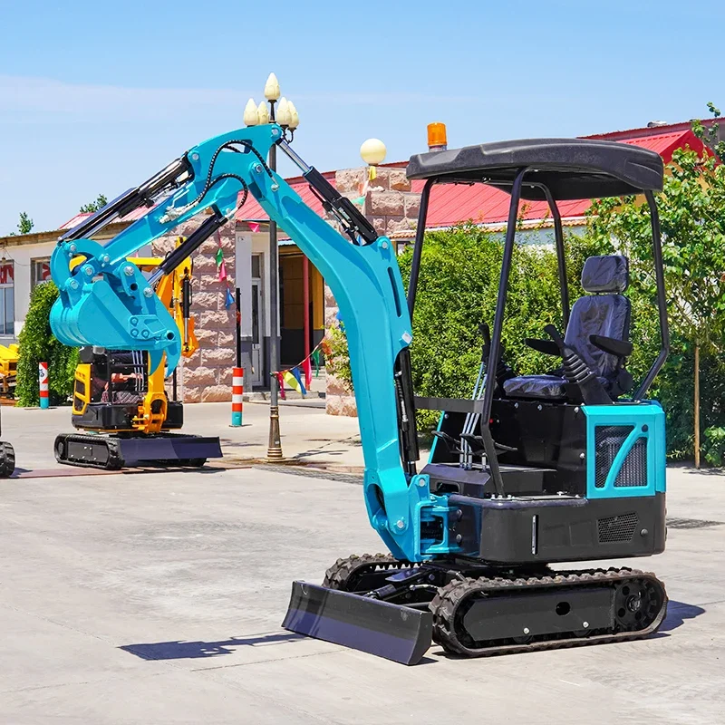 Escavatore con motore CE/EPA Kubota 1.2ton 1.7ton 0.8ton Mini escavatore insaccatore Macchina per escavatore cingolato agricolo Mini in vendita