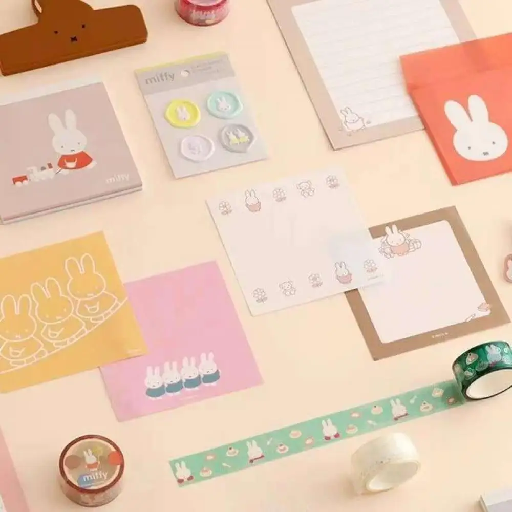ミッフィーウサギ付箋かわいいアニメ学生かわいいデスクトップマルチスタイルシンプルな便利なステッカー日本の女の子メモギフト