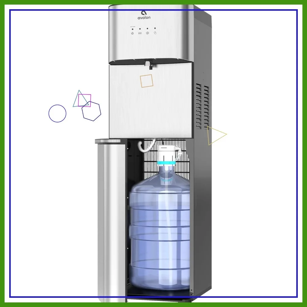 

Самоочищающийся кулер для воды с настройками горячей, холодной и комнатной температуры, прочная конструкция из нержавеющей стали с нижней загрузкой - сертифицирован UL