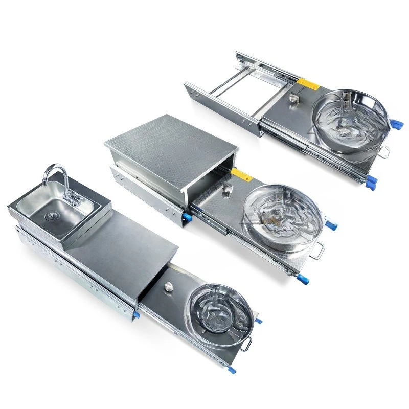 

Pull-out gas stove, RV external kitchen, RV outdoor liquefied gas stove