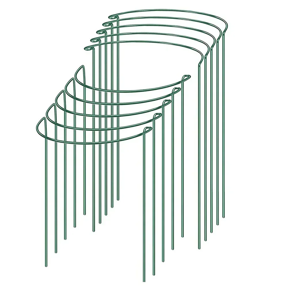 Sturdy Metal Plant Support Stakes For Garden - Keep Flowers And Vegetables Plant Climbing Support Frame Iron Garden Fixed Pole