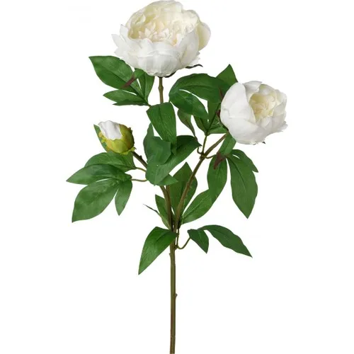 Artium Artificial Lux Peony Flower White