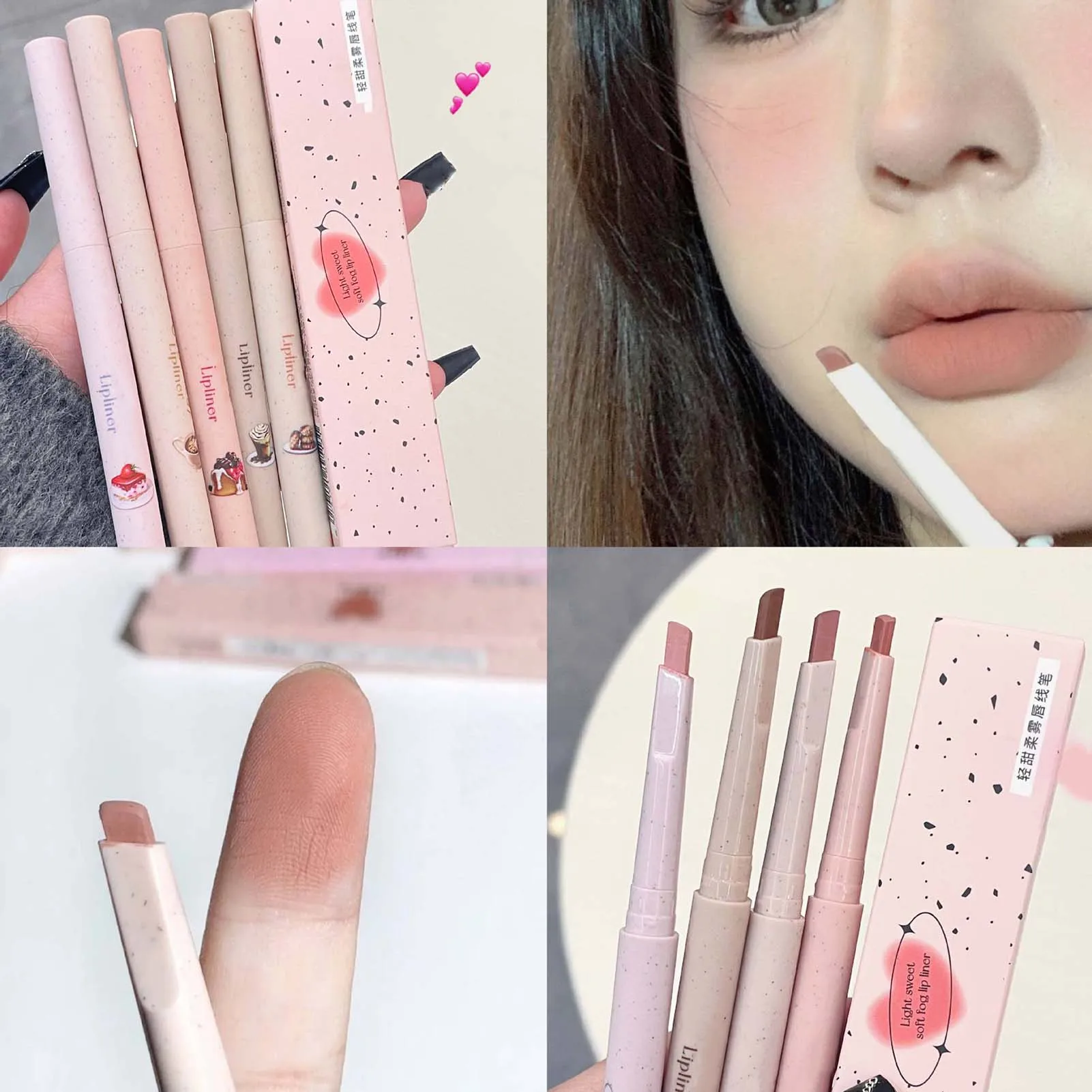 Lip Liner Pen Matte Lips Liner Makeup Soft Mist Cosmetics Lipstick Pen Gentle Colors Lipstick Pen Lip Contouring Lipliner Pencil - view 6