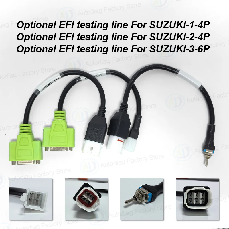 3pin/4pin/6pin Inspection Diagnostic Adapter For JDiag M100 Motorcycle Scanner For Kawasaki Suzuki Yamaha Honda Diagnostic Cable