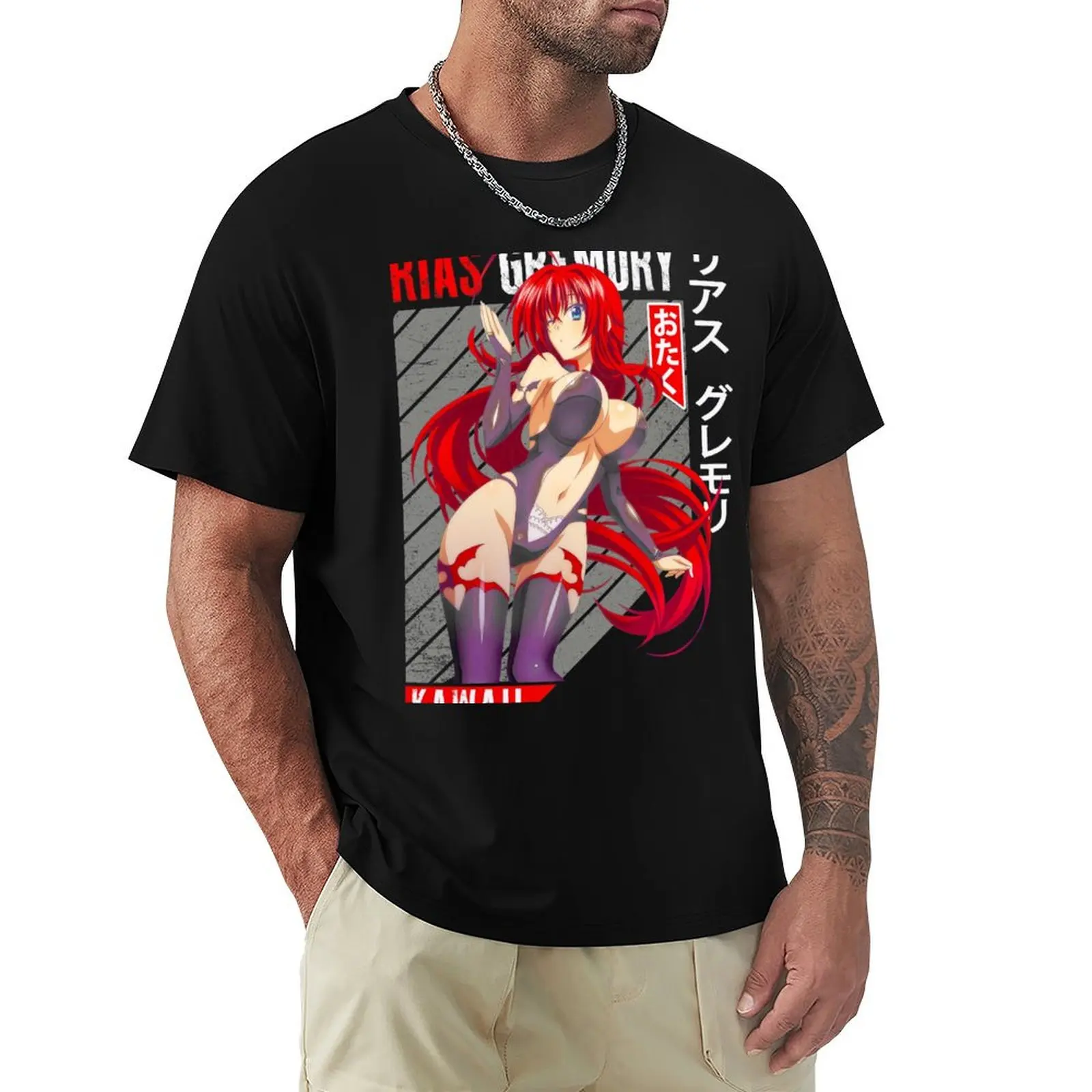 Rias Gremory T-Shirt Everyday Wear Basic Short Sleeve Top