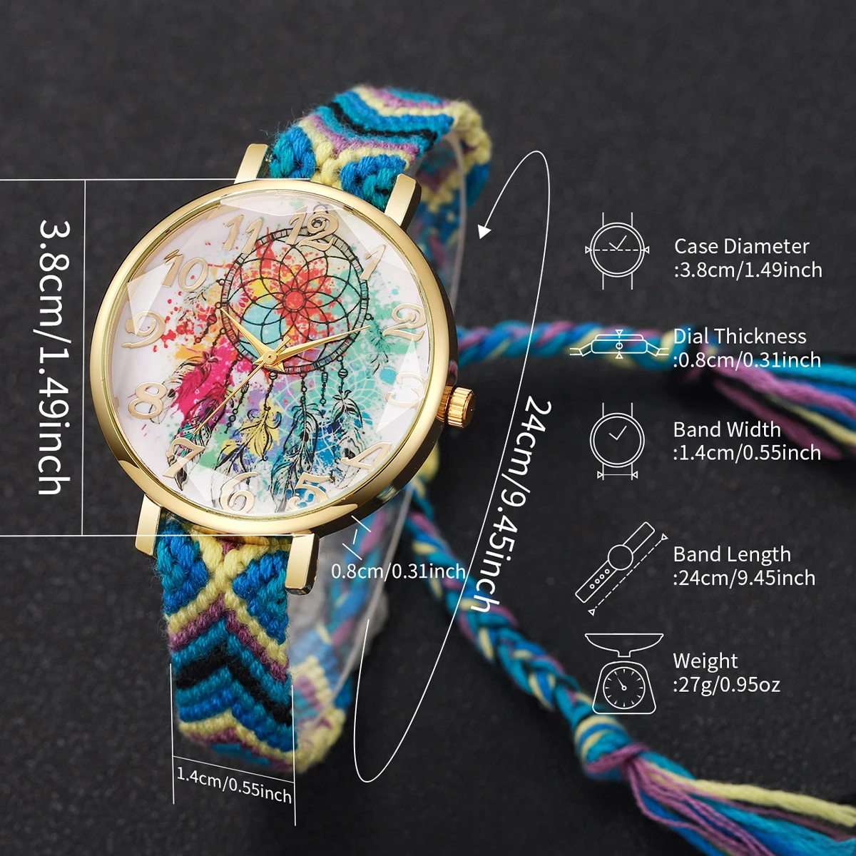 1pcs Women's Watch Fashion Casual Creative Digital Dial Trendy Classic Quartz Watch ( Box Not Included)