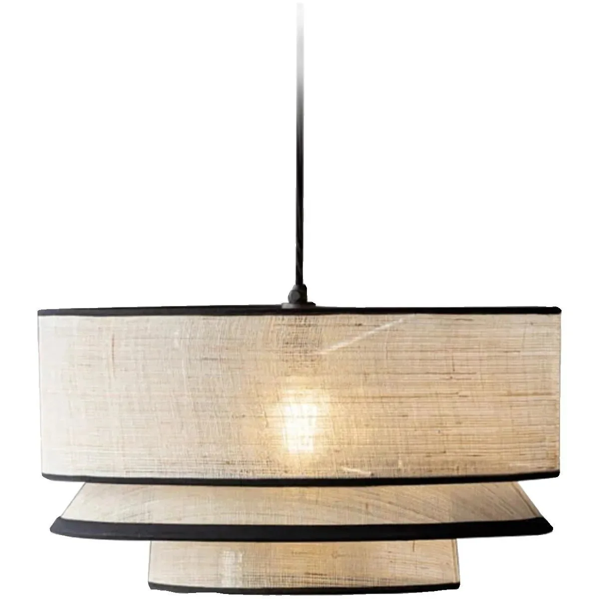 

Modern Fabric Ceiling Chandelier Nordic Bedroom Hanging Lamp For Living Room Restaurant Decor Lustre Dining Room Hanging Light