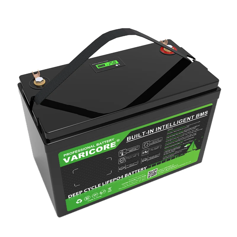 VariCore 24V 60ah LiFePO4 Batterij 8s Lithium-ijzerfosfaat voor Golfkar Boot Station Wagon Auto aansteker Batterijen 29.2V Lader